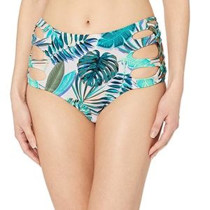 California Sunshine Woven High Waist Bikini Bottom